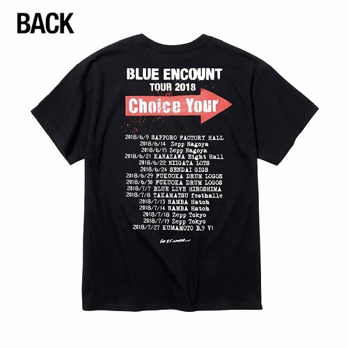 TOUR2018 Choice Your「→」TOURTシャツ